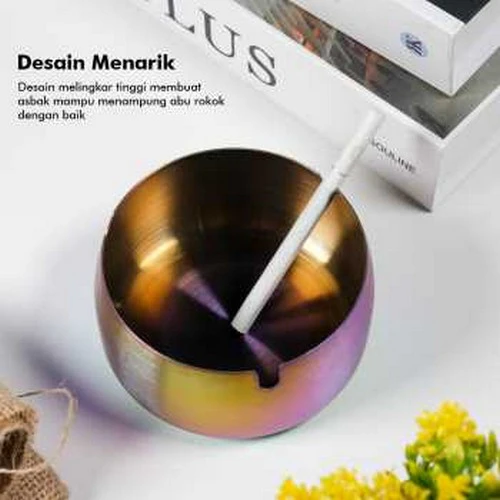 asbak rokok cigar stainless steel