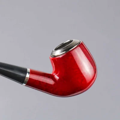 pipa rokok cangklong motif kayu